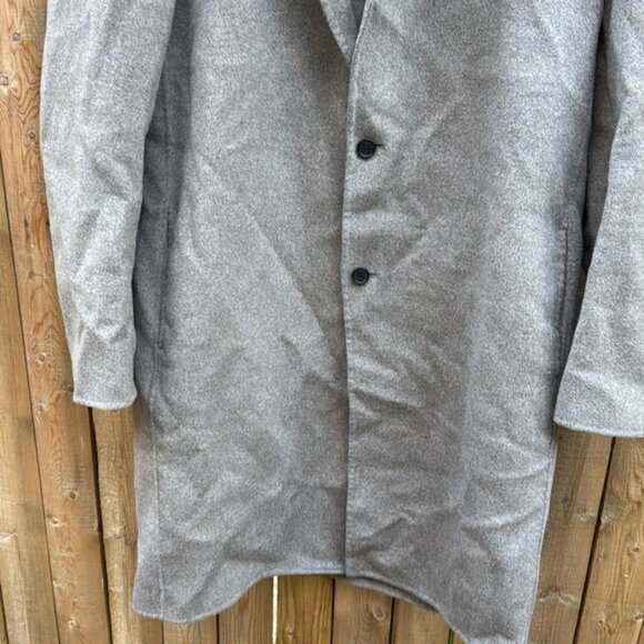 AllSaints Hanson Gray Wool Jacket - Picture 10 of 14